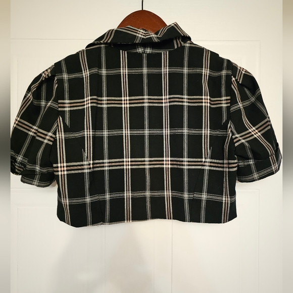 Cropped plaid top - Picture 2 of 7